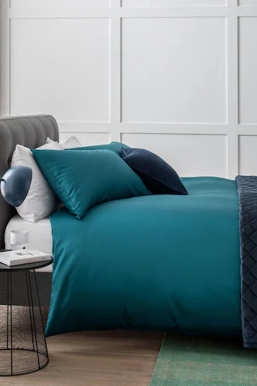 The Sateen Edit- Dark Teal Blue