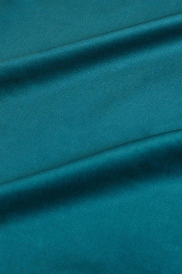 The Sateen Edit- Dark Teal Blue