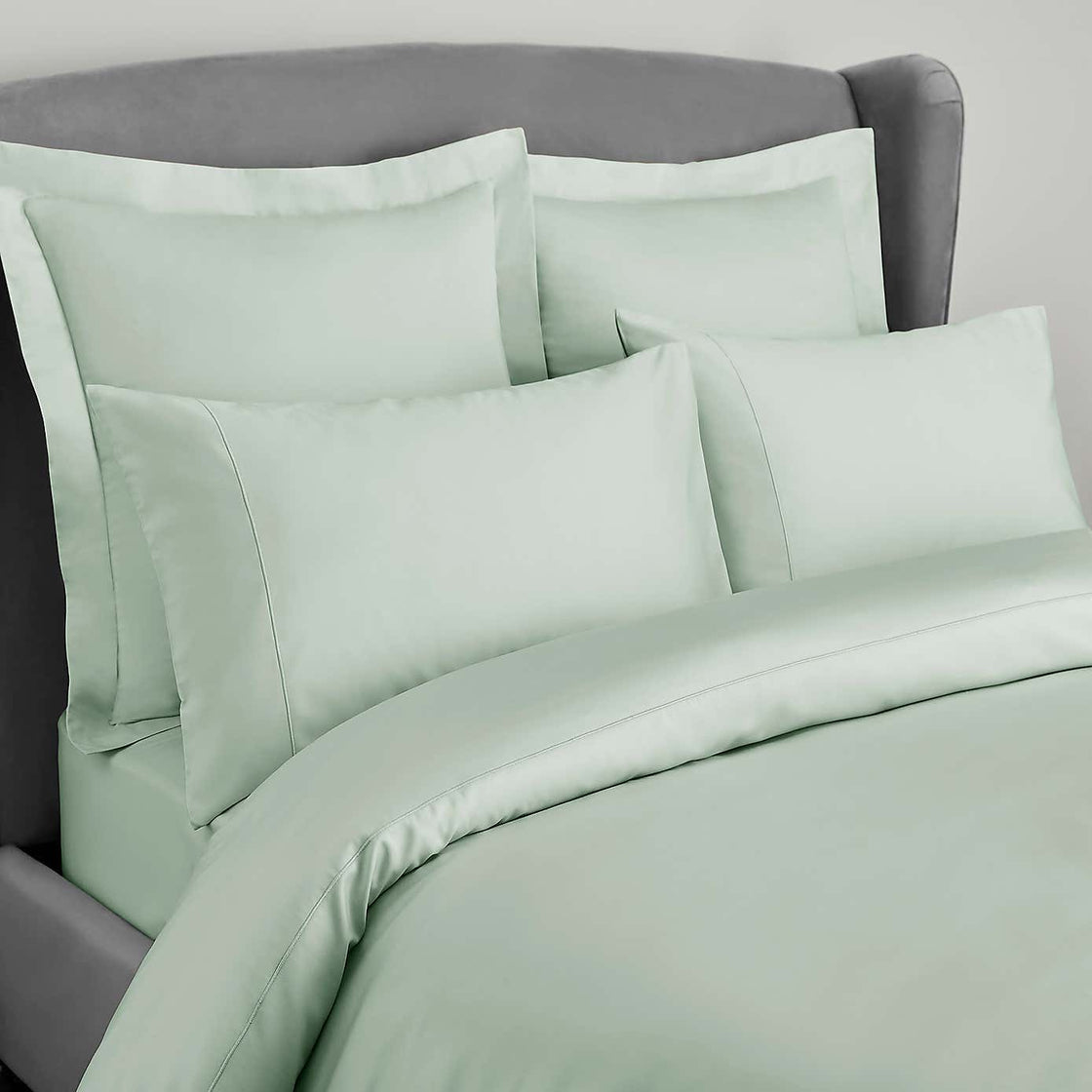 The Sateen Edit- Plain Green