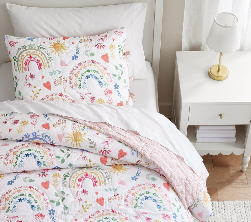 Orders Organic Sasha's Garden Kids' duvet cover and sham